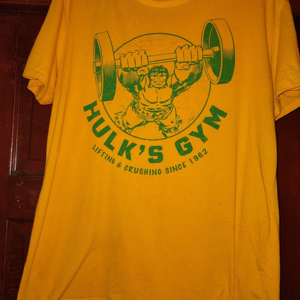 Marvel Size L Hulk Exercise T-Shirt
